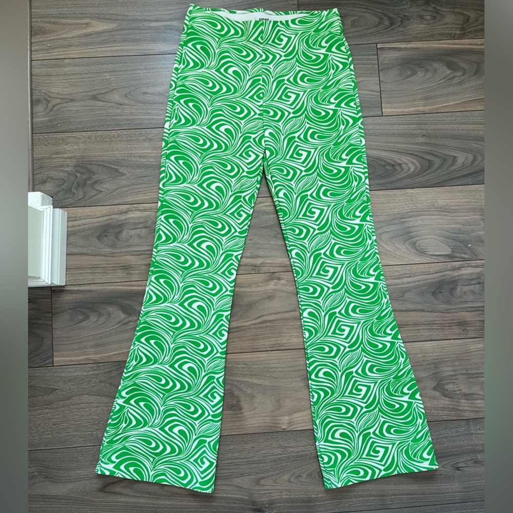 Garage Funky Mid-rise Green Pants